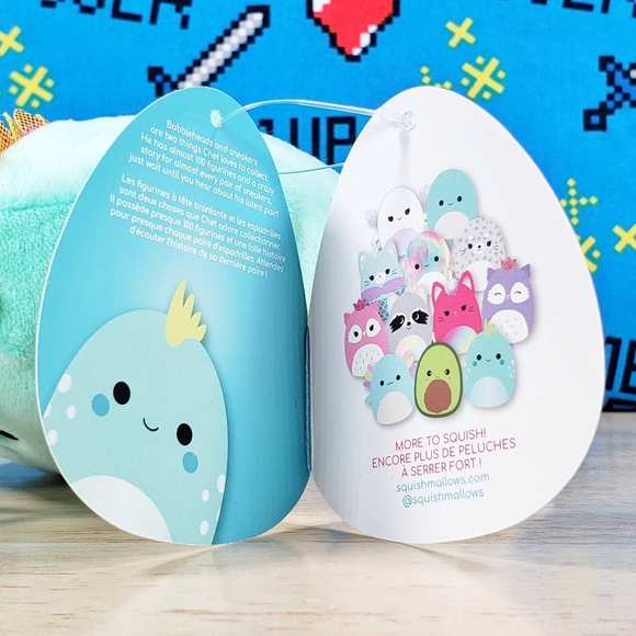 Squishmallows Chet the Blue Iguana 3.5" Clip UltraSoft Stuffed Animal Plush NWT - Picture 11 of 12